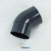 колено трубы 67° графит элит