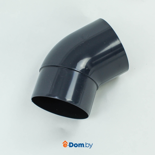 колено трубы 67° графит элит