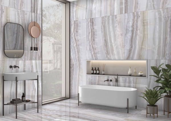 керамогранит ennface ivory extra high glossy 60х120 см