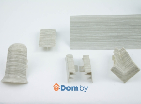 плинтус напольный rico leo № 112 ясень серый