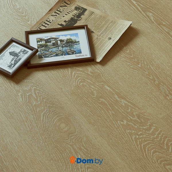 кварцвиниловый пол ecorich  клеевой nox 2052 дуб шампань