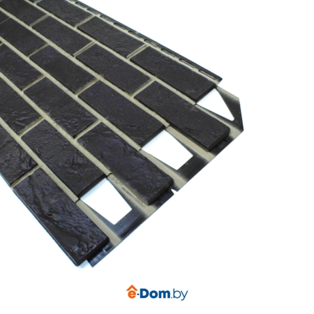 фасадная панель vox vilo brick dark brown с фугой