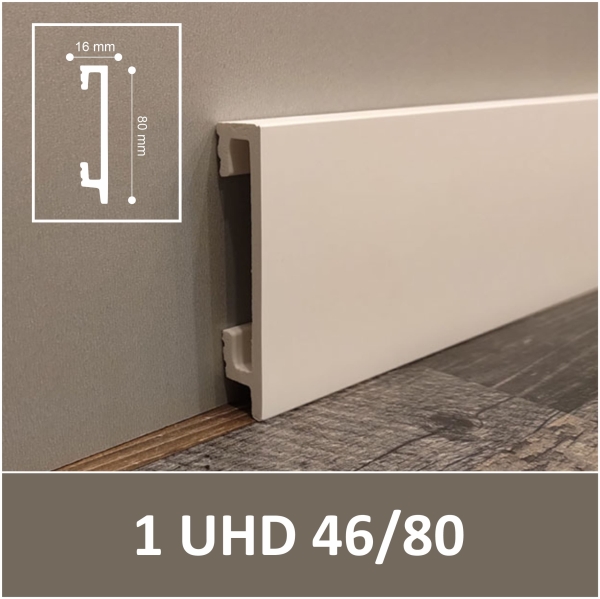 плинтус напольный uhd polimer 46/80