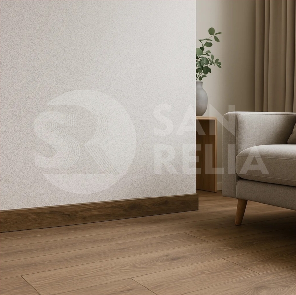 плинтус напольный крашенный пвх ultra line 713 шале 2,2 м