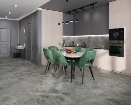 керамогранит primavera  romero grey carving cr232 120х60 см