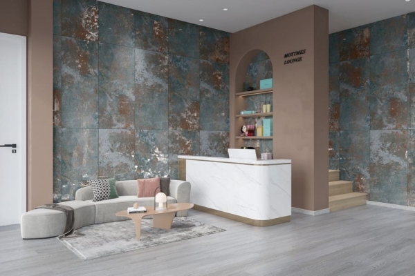 керамогранит ennface oxido chromium metallic 60х120 см