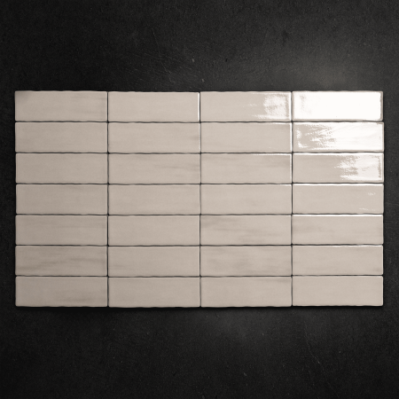 керамогранит ennface camelot white glossy 7,5х22,5 см