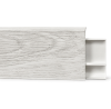 плинтус напольный крашенный пвх ultra line 719 ясень жемчужный 2,2 м