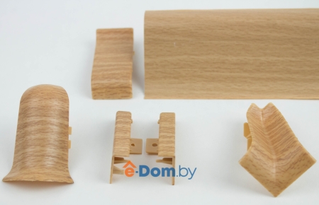 плинтус напольный rico leo № 155 бук натуральный