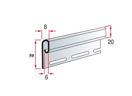 финишная планка альта-профиль персиковая т-14